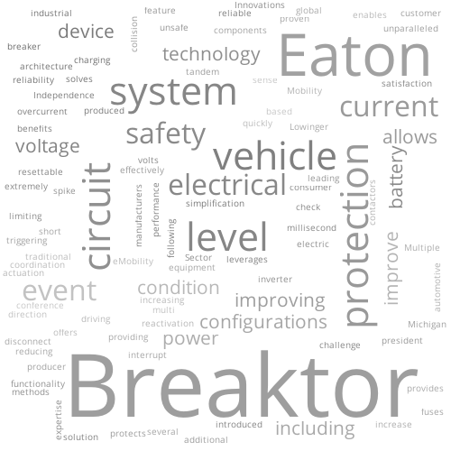 Eaton introduces ‘Breaktor,’ a new high-voltage protection device for electrified vehicles